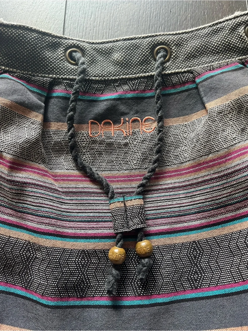 Dakine Striped Shoulder Tote Bag